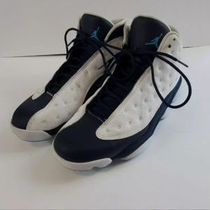 Nike Air Jordan 13 Retro Obsidian Power Blue White (414571-144) Men's Size 11